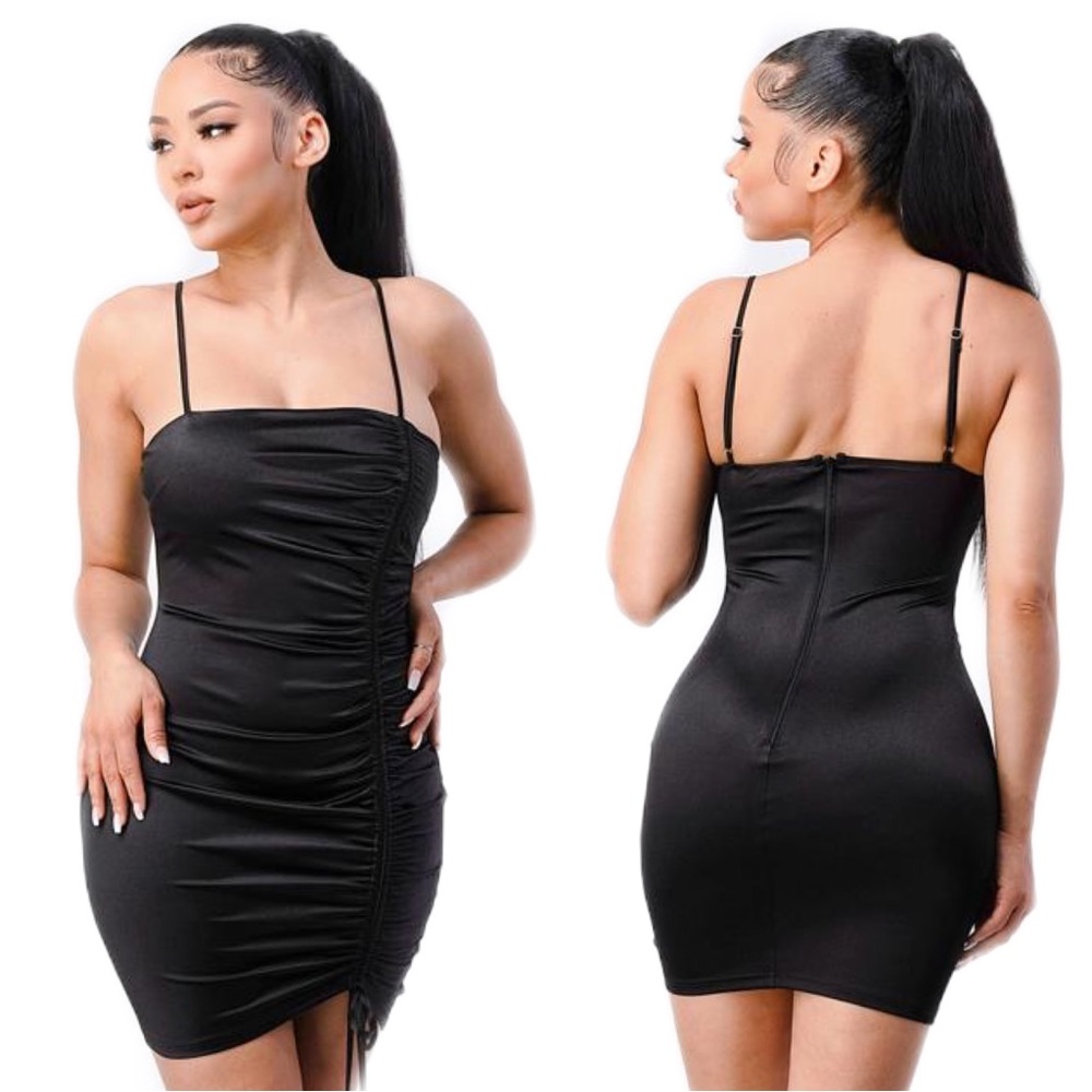 Dream Girl Mini Dress - Black